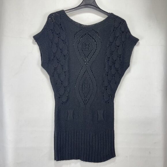 Women Chunky Cable Knit Bodycon Sweater Dress Small - Picture 11 of 13